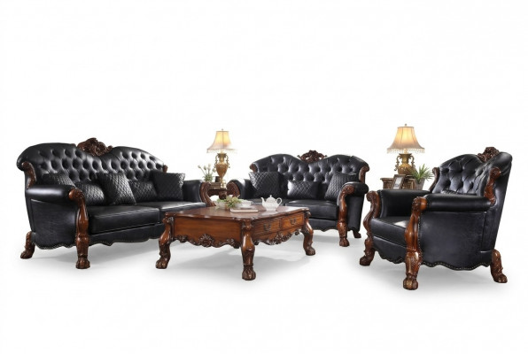 Sofa-Kombinatioun 3+2 Sëtz Klassesch Sofas Couchen Polster Wunnlandschaft