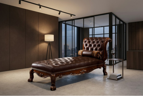 Canapéë Chesterfield Dëschlange Ottomaan Chaise Sofa Couch Chesterfield