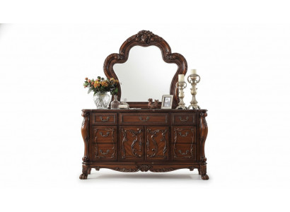 Kommode Schaf mat Spigel Edle Kommode Buffet Barock Rokoko Holz nei Anrichte