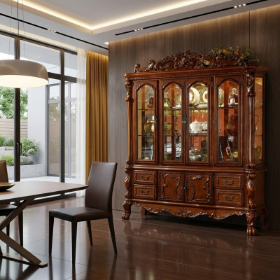 Vitrinen Deko Schaf Vitrinen Wunnzëmmer Schief Schau Barock Design
