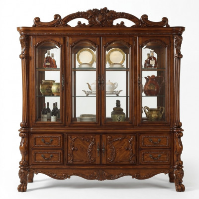 Vitrinen Deko Schaf Vitrinen Wunnzëmmer Schief Schau Barock Design