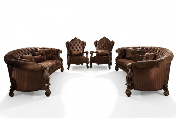 Canapé-Garnitur Canapé Sofa Këssen Klassesch Wunnzëmmer Grupp Garnitur