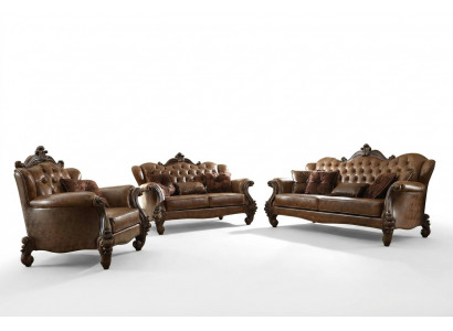 Sofasëtzgrupp 3+2+1 Sëtz Sofa Polster Garnitur Couchen Lieder