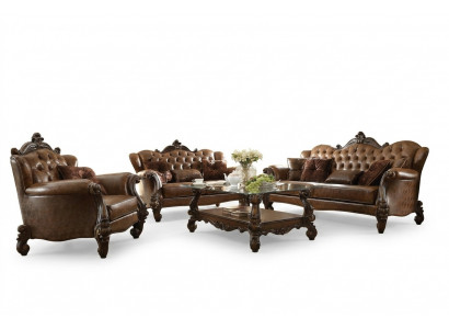 Chesterfield Sofa Couch Këssen Sëtz 3+2 Sëtzer Design Sofas Garnitur Couchen
