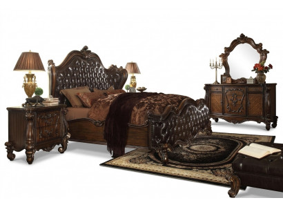 Design-Schlofzëmmer 5-tlg. Komplett Schlofzëmmer Set Bett Dekor Nuetsschaf.