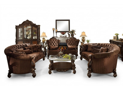 Wunnzëmmer Miwwelen Klassesch Sofagarnitur Coffistuff Sofa Couch Set