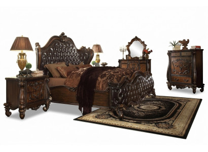 Luxus Klass Schlofzëmmer Set Barock Rokoko Bett Dekor Duebelbett Better