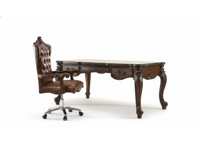Chefssessel Sëtz Klassesch Stull Büro Dréierstull Lieder Holz Barock