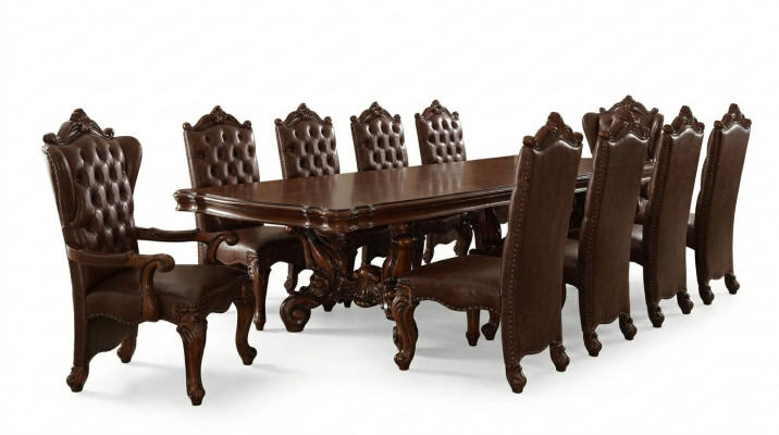Iessdësch Dësch Grupp Iesszëmmer Wunnzëmmer Holz Barock Rokoko Dëscher