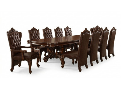 Iessdësch Dësch Grupp Iesszëmmer Wunnzëmmer Holz Barock Rokoko Dëscher