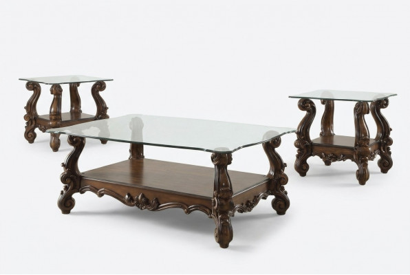 Edele Designer-Couchtisch Beistelltisch Deko Sofa Wunnzëmmer Dësch Barock