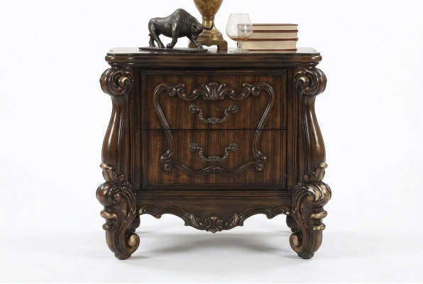 Klasseschen Nuetschafschaf Nuetsdësch Massiv Konsole Lagerung Schlofkummer Holz Nei