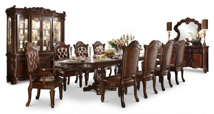 Iesszëmmersmiwwelen Garnitur Vitrin Dësch 10x Still Kommode Spigel Barock Stil