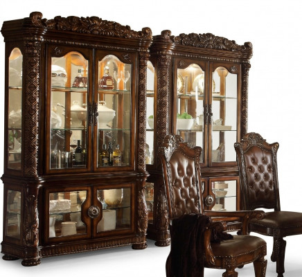 Vitrinenschaf Vitrinnen Wunnzëmmer Schaukäschten Barock Rokoko Holz
