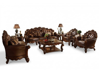 Liederkanapee Kanapeeset Set Garnitur Couch Grupp Chesterfield Kanapee Barock