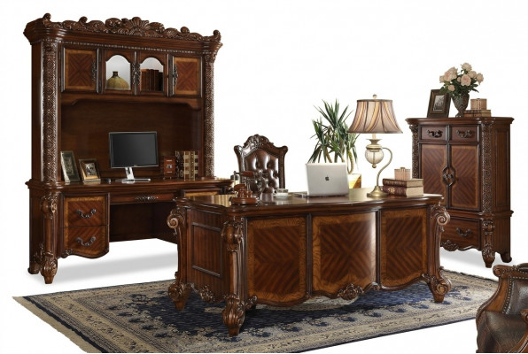 Luxus Schreifdësch Dësch Büro Office Antik Stil Barock Rokoko Barock Dëscher
