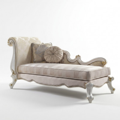 Chaiselongue Chaiselonguen Stoff Sofa Liege Dekor Clubfauteuil Relax Textil