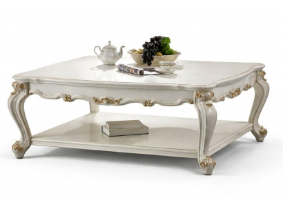 Luxus Couchdësch Eechten Dekor Holz Dëscher Bäistedësch Sofa Dësch Wunnzëmmer