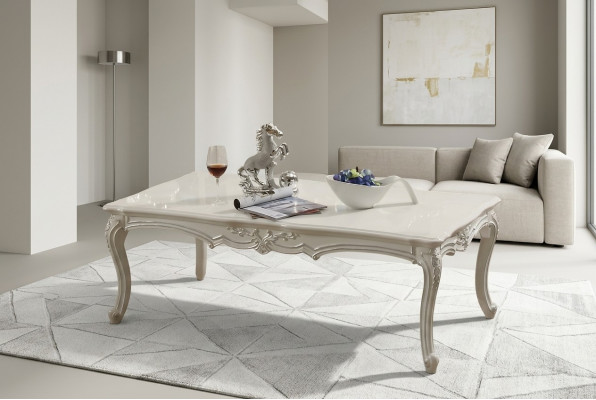 Couchtisch Kaffisdësch Säitentësch Design Dësch Holz Wunnzëmmer Dëscher