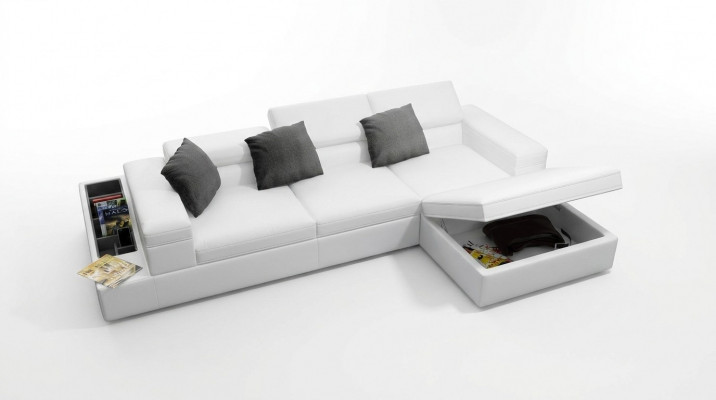 Eckcouch Polster Canapé Sitz Eck Ledercouch L Form Wunnlandschaft