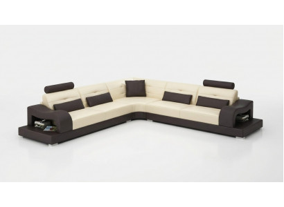 Ledersofa Couch Wunnlandschaft L Form Dekor Design Modern Sofa Eck Sofas