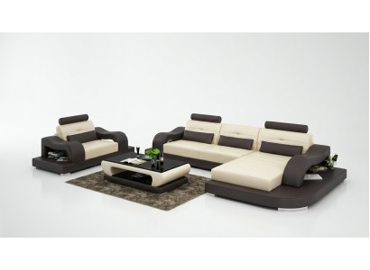 Wunnlandschaft Ecksofa L-Form Sesselen Set Garnitur Lieder Couche 2tlg.