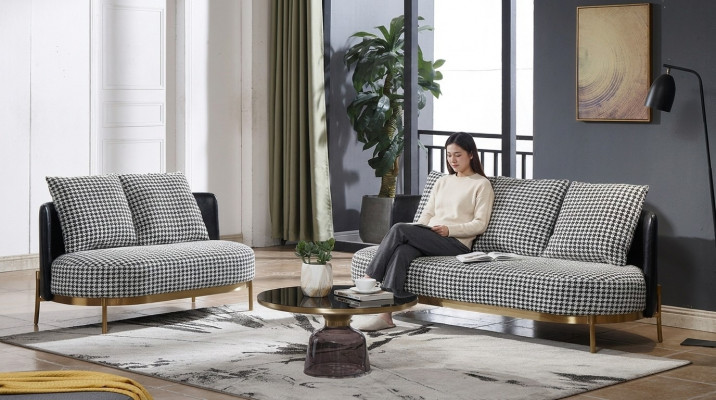 Sëtzgarnitur 321 Sëtzer Set Design Sofa Polster Couchen Canapé Modern Luxus Nei