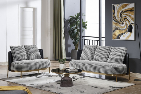 Sëtzgarnitur 321 Sëtzer Set Design Sofa Polster Couchen Canapé Modern Luxus Nei