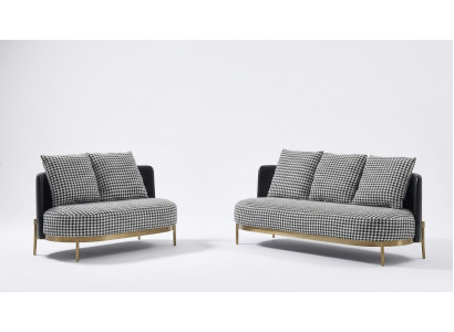Sëtzgarnitur 321 Sëtzer Set Design Sofa Polster Couchen Canapé Modern Luxus Nei