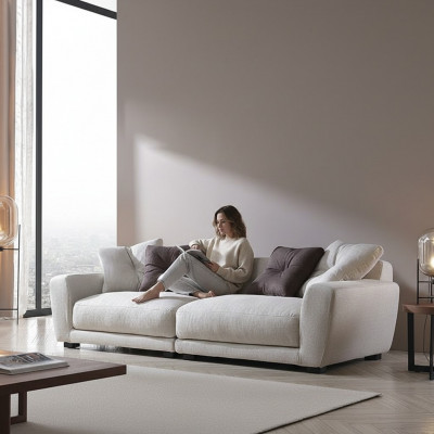 Sofagarnitur 3+2+1 Sëtzer Sofa Sëtz Couch Polster Deko Garnitur Modern