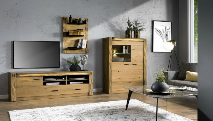 Modernen Design Living Wand Wunnzëmmer Sideboard RTV Regal Vitrin.