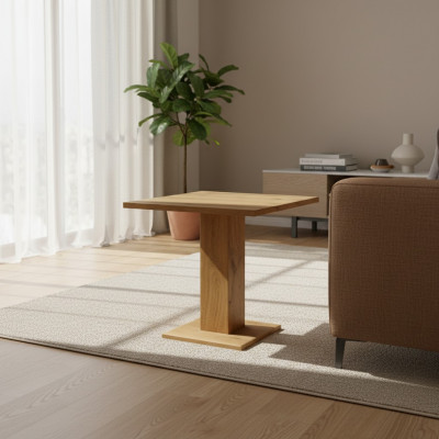 Designer Couchtisch Beistelltisch Sofa Wunnzëmmer 55x55cm Quadratëschen