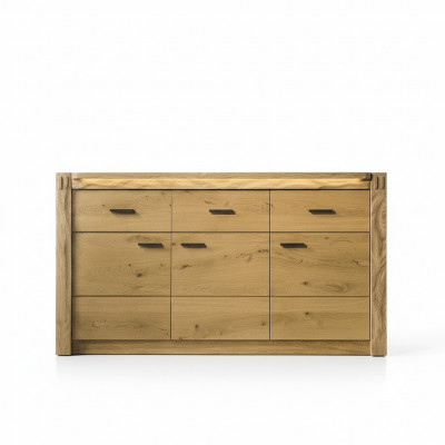 Kommode Héich Schaf Side Low Board Kommoden Designer Edele Luxus Schief Holz