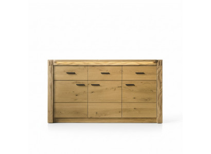 Kommode Héich Schaf Side Low Board Kommoden Designer Edele Luxus Schief Holz