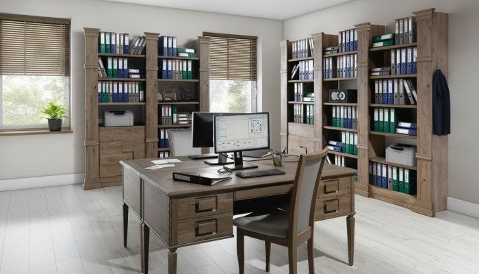 Design Büro Büro Büro Dësch Regal Dokumenter Schaf Dekor Schreif Dëscher