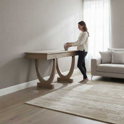 Design Desch Sekretär Luxus Schreiwen Büro Miwwelen Dëscher Holz Schreifdëscher 140x78