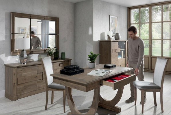 Designer Komod Sideboard Héichbord Schaf Komoden Wunnzëmmer Anrichte Holz