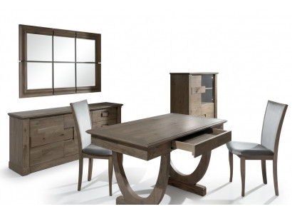 Designer Komod Sideboard Héichbord Schaf Komoden Wunnzëmmer Anrichte Holz