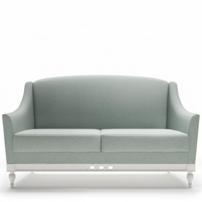 Sofa 3 Sëtzer Designer Sofa Couch Polstersofas Couchen Stoff Textil Dräisëtzer