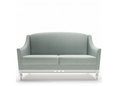 Sofa 3 Sëtzer Designer Sofa Couch Polstersofas Couchen Stoff Textil Dräisëtzer