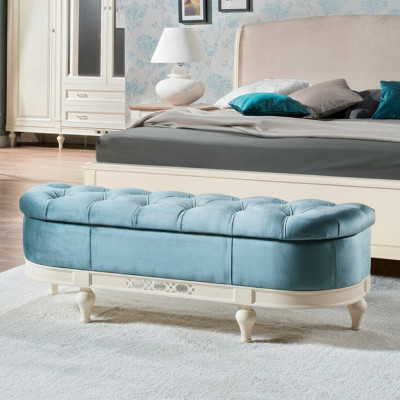 Hocker Fousshocker Bäistellhocker Ottoman Chaiselongue Sitzbank Chesterfield