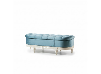 Hocker Fousshocker Bäistellhocker Ottoman Chaiselongue Sitzbank Chesterfield