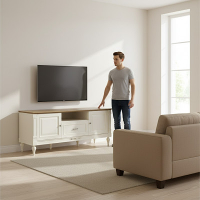 Sideboard RTV Kommode Schaf Designer Miwwelen Lowboard Holz Klassesch Kommoden