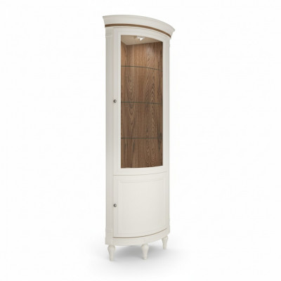 Eck Vitrin Vitrin Schaf Vitrine Wunnzëmmer Schaukäschten Design Holz Nei