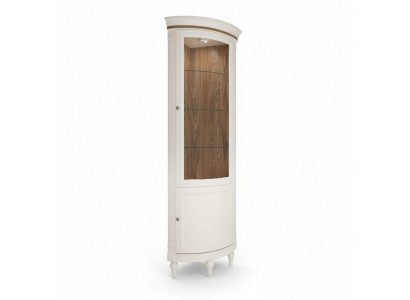 Eck Vitrin Vitrin Schaf Vitrine Wunnzëmmer Schaukäschten Design Holz Nei