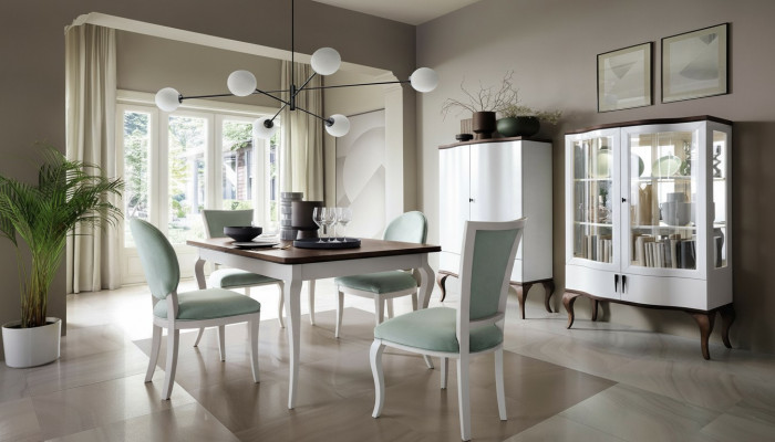 Luxusmiwwel Iessdësch Dësch Iesszëmmer Wunnzëmmer Holz Design Dëscher 140/330cm Nei