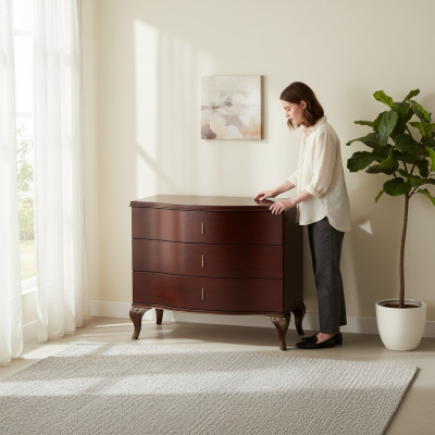 Kommode mat 3 Tirangen Sideboard Tirangschaf Schaf Anrichte Holz Nei