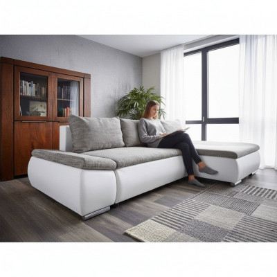 Design Ecksofa Bettfunktioun Canapé Nei Polster Canapéen Textil Sofae Sofa Canapéen