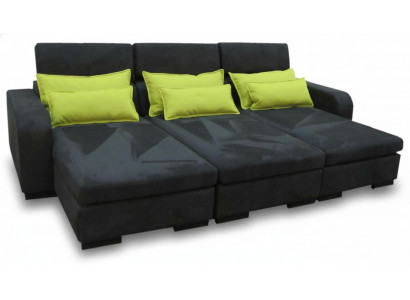 Moderm Canapé Luxus Textil Canapéen Polster 3 Plazen Canapéen Stoff Nei xxl grouss