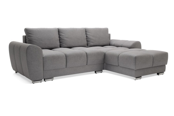 Komfortabel Schlofschlofen Couch mat Bettfunktioun Sofa Polster Eckgarnitur Ecksofa